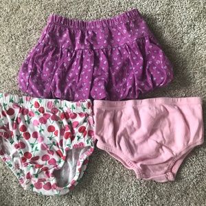 🔴Set of 1 Skirt and 2 Bloomers